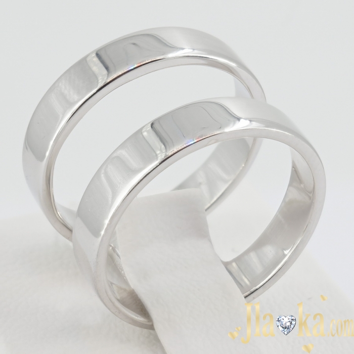 Серебряное двойное кольцо с разомкнутой шинкой Джони