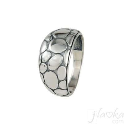 Серебряное кольцо с чернением Антик