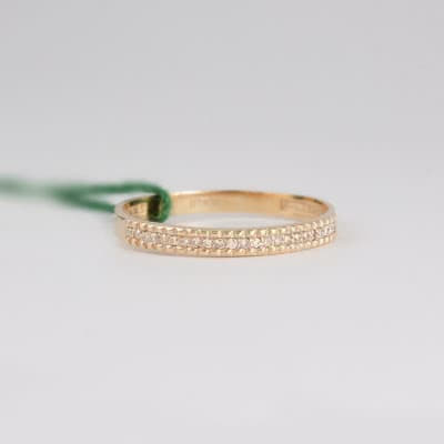 Золотое кольцо с бриллиантами Николь