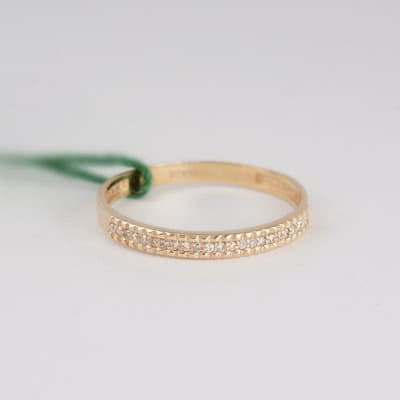 Золотое кольцо с бриллиантами Николь