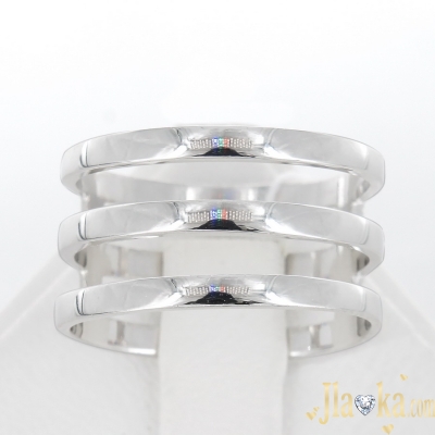 Серебряное широкое стильное кольцо Ашлин